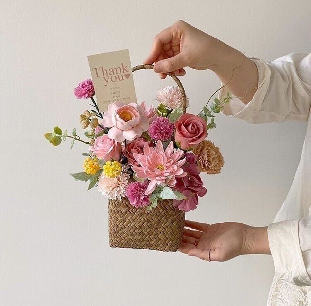 Basket And Box Flower Arrangements